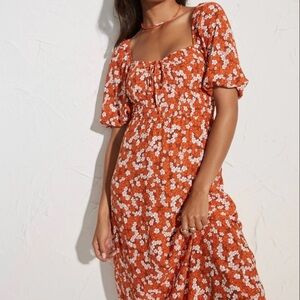 faithfull the brand billie midi dress Billie Midi Dress- Lula Dot Print Wilson and Hunter